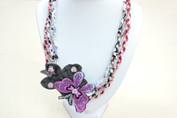 Braided Fabric Necklace