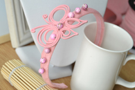 Pink Butterfly Headband