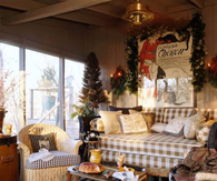 Cozy holiday room