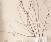 White Christmas decor