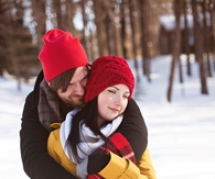 Sweet winter embrace