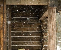 Porch snow