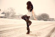 Snow beauty