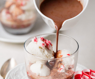Peppermint mocha drizzle