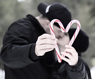 Candy cane kiss