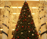 Mall christmas tree