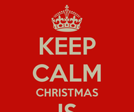 Keep calm christmas is coming