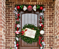 Christmas door decorations