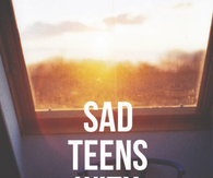Sad teens with happy faces