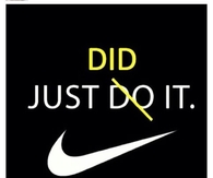Just did it