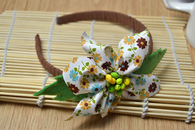 Fabric Flower Headband 