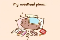 My weekend plans