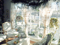 Rustic winter interior