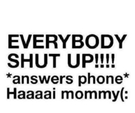 Haaaai mommy