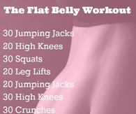 DIY Flat Belly Workout