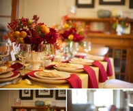 Thanksgiving dinner party