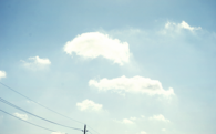 Baby blue sky