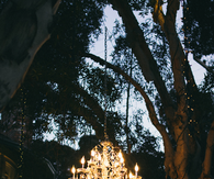 Outdoor chandelier