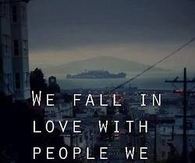 We fall in love 