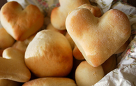 Heart buns