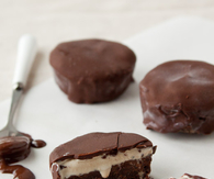 Frozen mocha brownie bites