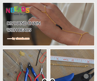 DIY Hand Chain with Beads