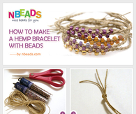 How to Make A Hemp Bracelet with Beads