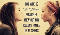 God made us best friends