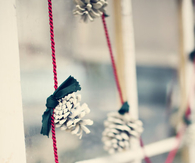 Pinecone ornaments