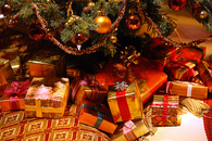 Xmas presents under the tree