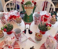Christmas table setting