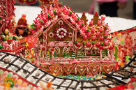 Christmas Candy Gingerbread House