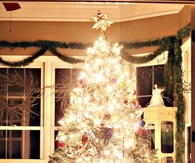 Bright christmas tree