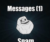 One message spam