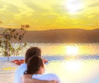 watching the sunset