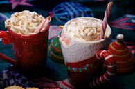 Hot cocoa with whipped cream