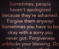 Forgiveness
