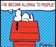 allergic to people