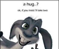 a hug