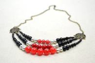 DIY Triple-Colored Statement Necklace