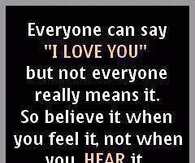 everyone can say I love you