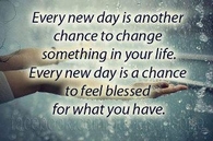 every new day