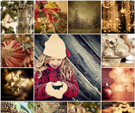 Christmas stitch picture