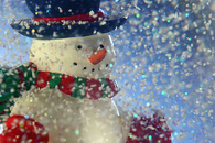 Inside of snowglobe