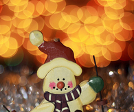 Snow man christmas