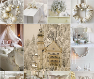 Winter christmas decor stitch picture