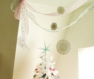 A white christmas tree