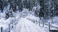 Falling snow