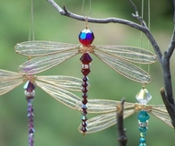 beaded dragonflies