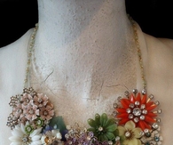 vintage beaded necklace